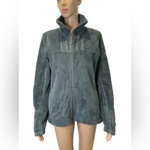Kohl Aviatrix Full Zip Fleece Women's Textured Jacket Size M